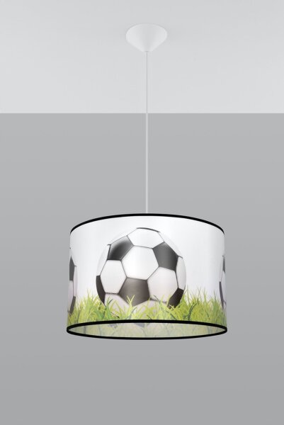 Hängelampe Kinder E27 Fußball Kinderzimmer Ø40 cm rund