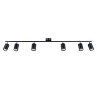 Deckenspot Stahl Schwarz GU10 135 cm verstellbar