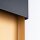 Wandleuchte Up Down Stahl Gold Schwarz G9 H:40 cm