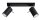 Deckenstrahler Stahl Schwarz GU10 flexibel 30 cm 2-flmg