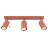 Deckenspot Ocker Stahl GU10 L:45 cm 3-flmg verstellbar