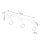 Deckenspot Ocker Stahl GU10 L:45 cm 3-flmg verstellbar
