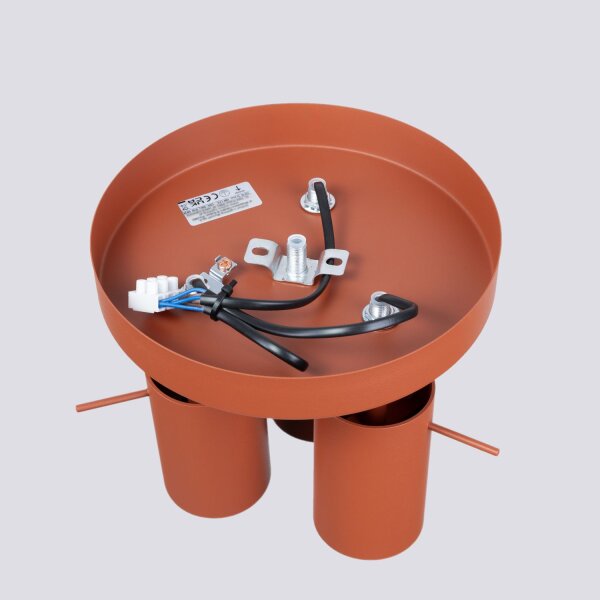 Deckenstrahler Stahl Ocker GU10 L:19 cm schwenkbar