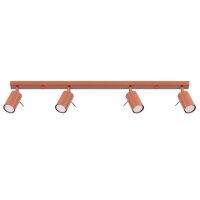 Deckenstrahler Ocker 4-flammig GU10 81 cm flexibel