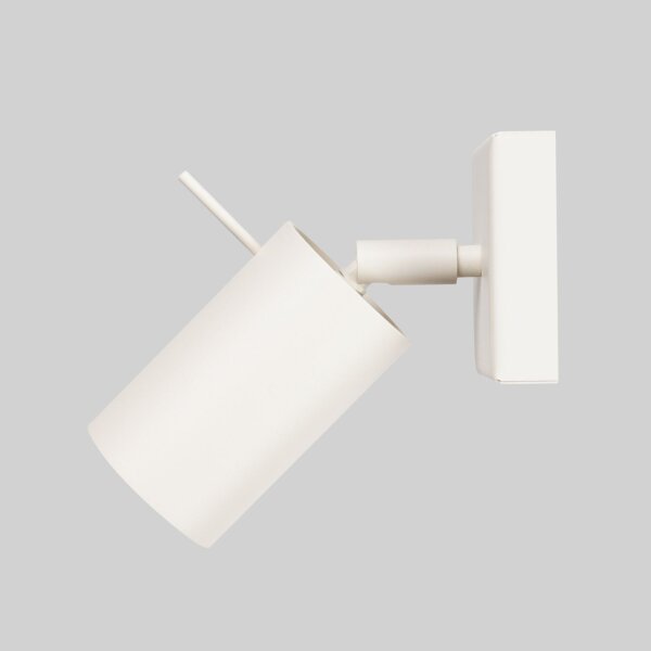 Wandstrahler flexibel Beige Stahl GU10 H:8 cm beweglich