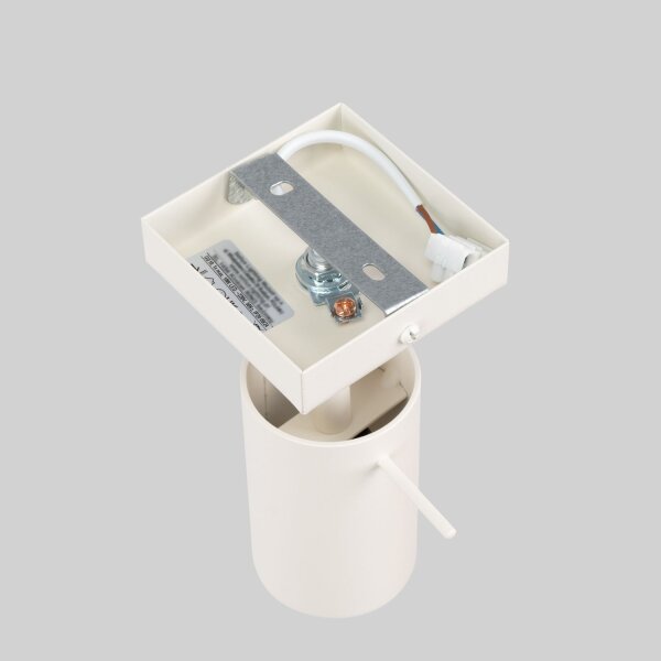 Wandstrahler flexibel Beige Stahl GU10 H:8 cm beweglich