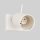 Wandstrahler flexibel Beige Stahl GU10 H:8 cm beweglich