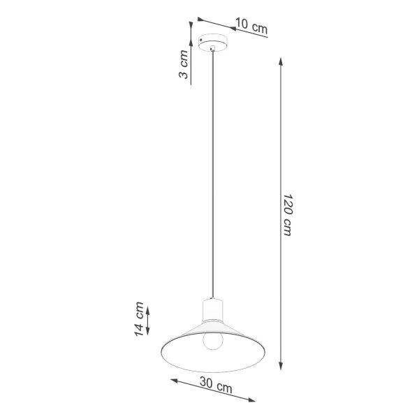 Hängelampe Holz Stahl Schwarz E27 rund Ø30 cm Esstisch