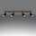 Deckenspot Holz Stahl Schwarz GU10 verstellbar 96 cm