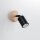 Wandspot Holz Stahl Schwarz GU10 verstellbar H:10 cm
