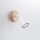 Wandspot Holz Stahl Weiß GU10 verstellbar H:10 cm