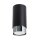 Stilvolle Deckenleuchte Schwarz Chrom GU10 Ø6 cm rund