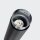 Elegante Deckenlampe Schwarz Chrom GU10 Ø6 cm rund