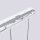 Stilvolle Hängelampe Weiß Stahl GU10 40 cm 3-flammig