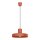Pendelleuchte Stahl Ocker E27 L:35 cm rund gemütlich