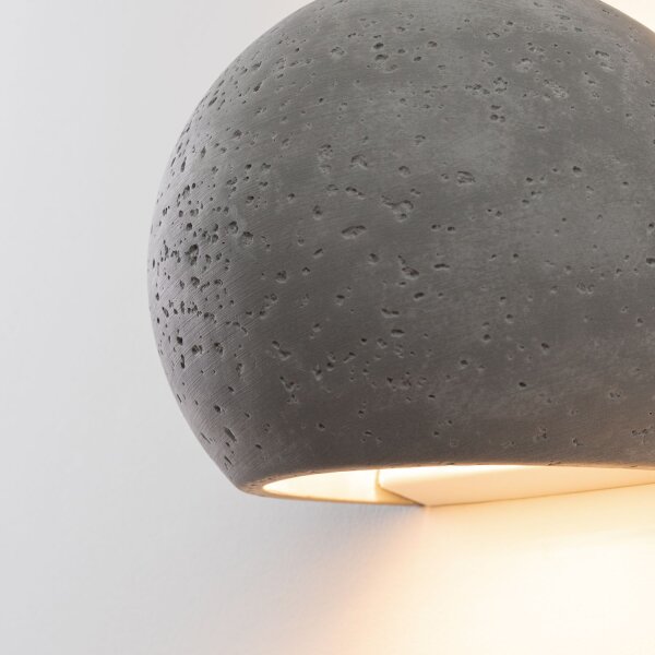 Wandleuchte Up Down Beton G9 T:14 cm indirekt blendarm
