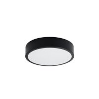 LED Deckenleuchte Aluminium Schwarz 3000 K L:30 cm rund