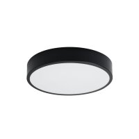 LED Deckenleuchte Aluminium Schwarz 3000 K L:40 cm rund