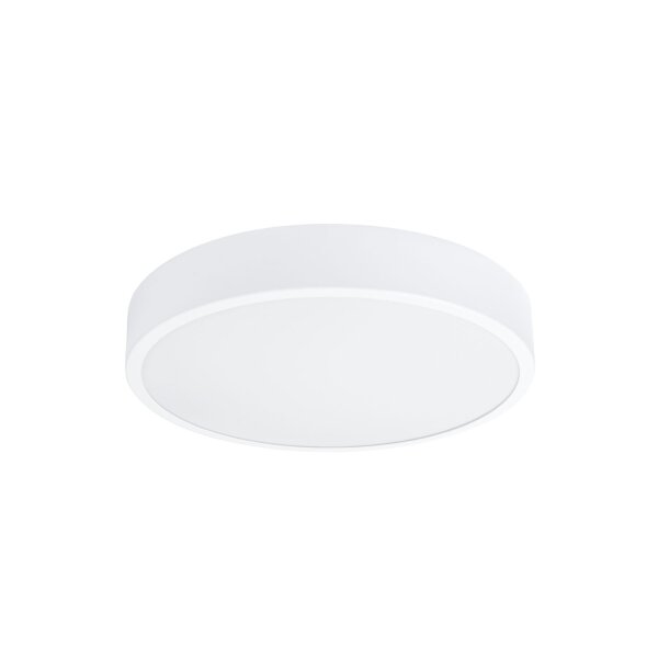 LED Deckenleuchte Aluminium Weiß 3000 K Ø40 cm blendarm