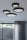 LED Deckenleuchte Schwarz Alu 3000 K Ø50 cm blendarm