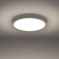 LED Deckenleuchte Weiß Alu 3000 K rund Ø50...