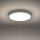 LED Deckenleuchte Weiß Alu 3000 K rund Ø50 cm blendarm