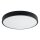 LED Deckenleuchte Schwarz Alu 3000 K Ø60 cm blendarm