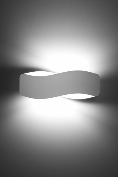 Wandlampe Up Down Weiß G9 T:15 cm indirekt blendarm