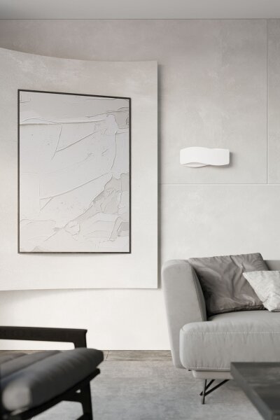 Wandlampe Up Down Weiß G9 T:15 cm indirekt blendarm