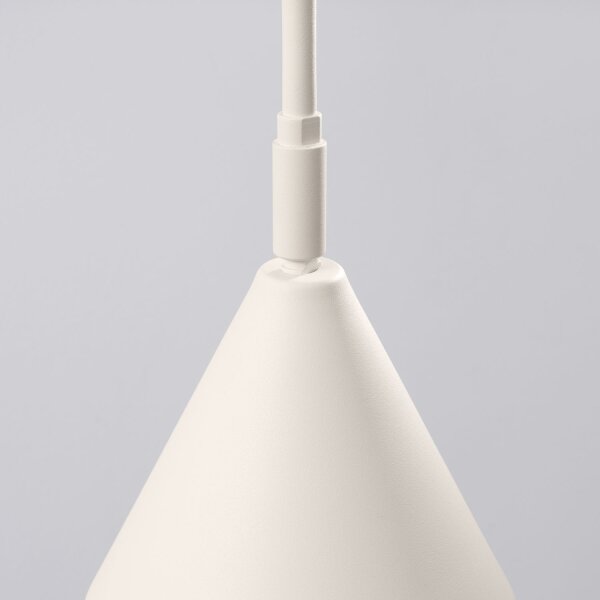 Wandleuchte Beige Stahl E14 Schalter Stecker H:30 cm