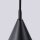 Wandleuchte Schwarz Stahl E14 Schalter Stecker H:30 cm