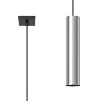 Hängelampe Stahl Chrom GU10 rund Ø8 cm...