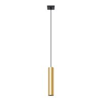 Pendelleuchte Stahl Gold GU10 rund Ø8 cm akzentuiert