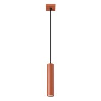 Pendelleuchte Stahl Ocker GU10 rund Ø8 cm akzentuiert