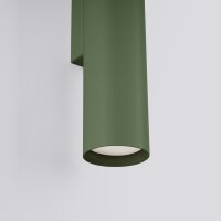 Wandlampe Up Down Olivgrün Stahl GU10 H:30 cm indirekt