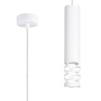 Hängelampe Weiß Stahl GU10 L:8 cm rund Esstisch