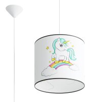 H&auml;ngelampe Kinder E27 Einhorn Jungen M&auml;dchen...