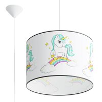 Pendelleuchte Kinder E27 Einhorn Jungen Mädchen...