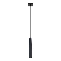 Hängelampe Schwarz Stahl G9 rund Ø8 cm...