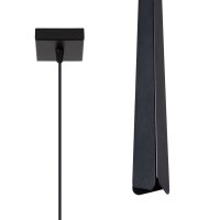 Hängelampe Schwarz Stahl G9 rund Ø8 cm...