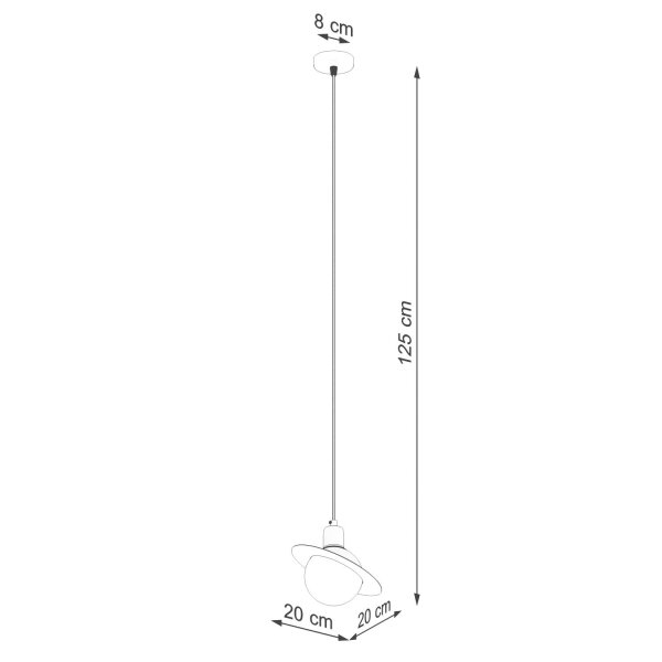 Pendelleuchte Glas Stahl Weiß G9 Ø20 cm rund blendarm
