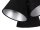 Suspension Rétro Noir Argent Tissu 3-flmg