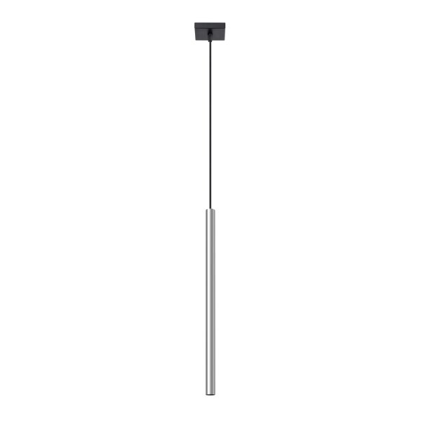 Runde Hängelampe Chrom Stahl G9 Ø3,5 cm akzentuiert