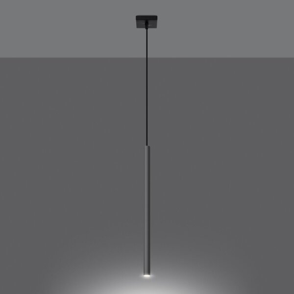 Runde Hängelampe Chrom Stahl G9 Ø3,5 cm akzentuiert