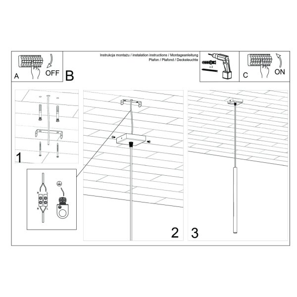 Runde Hängelampe Ocker Stahl G9 Ø2,5 cm akzentuiert