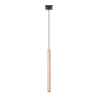 Runde Hängelampe Holz Natur G9 Ø3,5 cm...