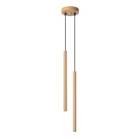 H&auml;ngelampe Gold Stahl G9 L:15 cm 2-flammig akzentuiert