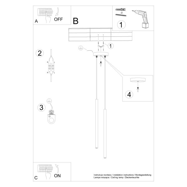 Hängelampe Olivgrün Stahl G9 L:15 cm 2-flammig stilvoll