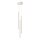 Runde Pendelleuchte Beige Stahl G9 L:19,5 cm 3-flammig