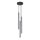 Runde Pendelleuchte Beton Grau G9 L:19,5 cm 3-flammig